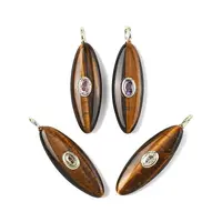 Natural Tiger Eye Pendants