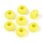 Opaque Acrylic European Beads