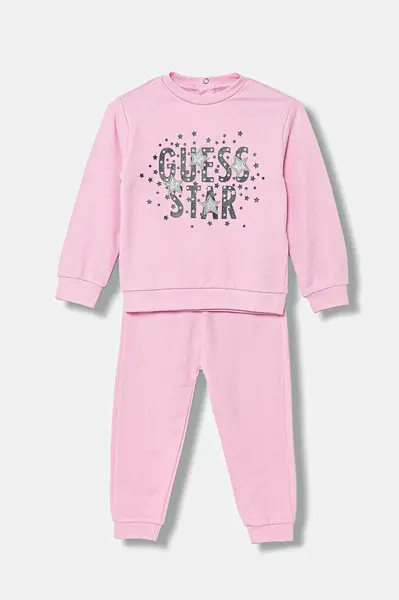 Bavlněná tepláková souprava pro miminka Guess 2-pack