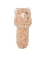 NATTOU Hračka plyšová chrastítko Teddy nosorožec 14 cm, 0m+