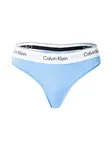 Calvin Klein Underwear Tangá  svetlomodrá / čierna / biela