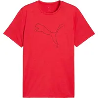 Puma M TAD ESSENTIAL HEATHER CAT TEE Pánske tričko, červená, veľkosť