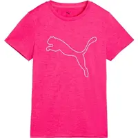 Puma W TAD ESSENTIAL HEATHER LOGO TEE Dámske tričko, ružová, veľkosť
