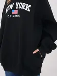 Černá mikina New York Original
