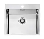 Alveus Pure - Drez 52x53 cm, Quick-Close, nerezová 1149513