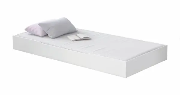 Přistýlka pod postel ballerina - bílá