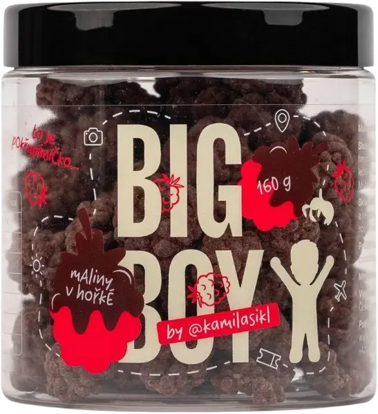 BIG BOY® Višně v tmavé čokoládě 190 g
