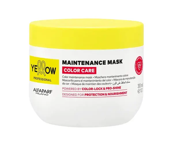 Maska pro zachování barvy barvených vlasů Yellow Professional Color Care Maintenance Mask - 300 ml + dárek zdarma