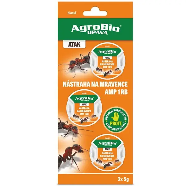 Atak - nástraha na mravence amp 3 ks