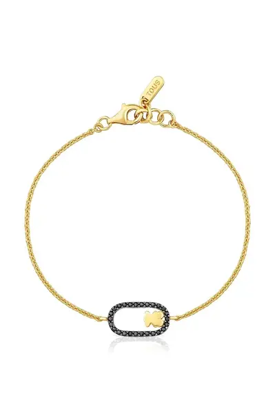 Pozlátený náramok Tous