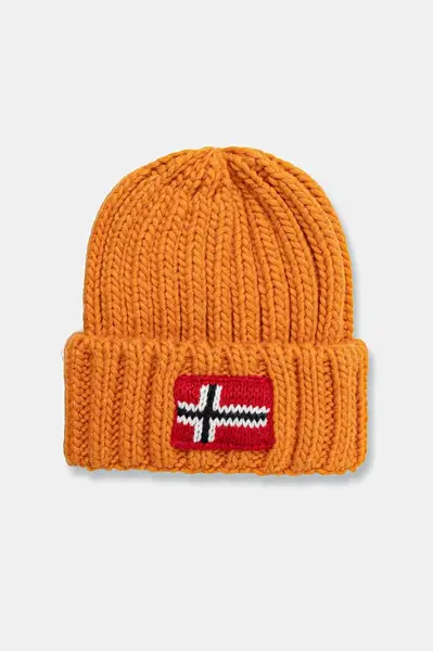 Detská čiapka s prímesou vlny Napapijri SEMIURY