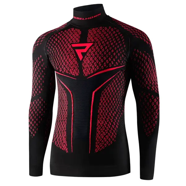 Moto thermo triko Rebelhorn Therm II Jersey černo-červená L