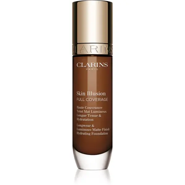Clarins Skin Illusion Hydrating Foundation vysoko krycí make-up odtieň 118.5N 30 ml