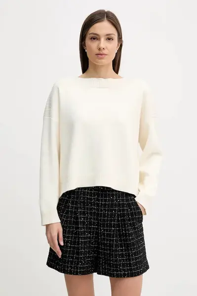 Svetr z vlněné směsi United Colors of Benetton