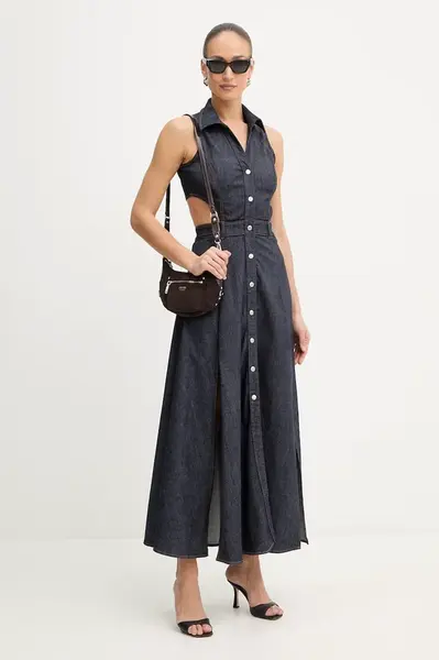 Semišová kabelka Guess MARSHA