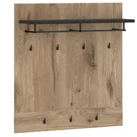 Věšák Grano GRNGP1 dub viking/šedý vesmír/pvc dub viking