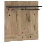 Věšák Grano GRNGP1 dub viking/šedý vesmír/pvc dub viking