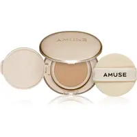 AMUSE Dew Jelly Master Cushion dlouhotrvající make-up v houbičce se střední UV ochranou odstín 02 Healthy 15 g