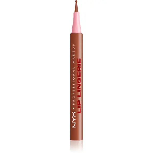NYX Professional Makeup Lip Lingerie fix na rty pro dlouhotrvající efekt odstín 02 Naughty Nude 1 ml