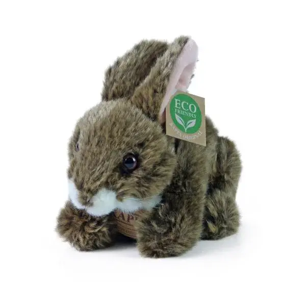 Plyšový králík hnědý ležící 17 cm ECO-FRIENDLY