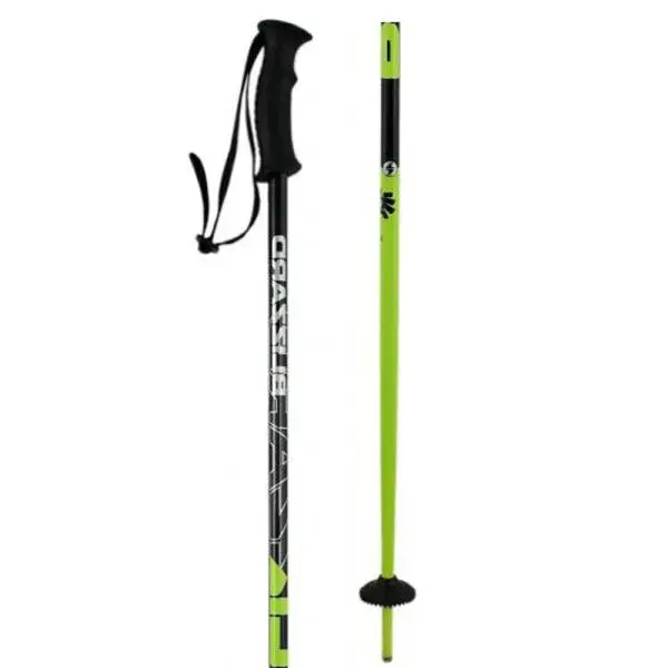 Blizzard ALLMOUNTAIN NEON Lyžiarske palice, čierna, veľkosť