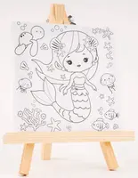 Plátno s předlohou - Mořská víla