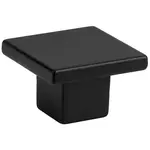 Nábytková kľučka Arca 30x30 mm plast čierna matná