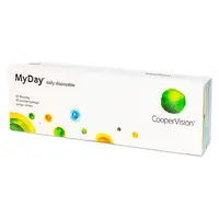 COOPERVISION MyDay Daily Disposable jednodenní 30 čoček, Počet dioptrií: - 0,25, Průměr: 14,2, Zakřivení: 8,4, Počet kusů v balení: 30 ks