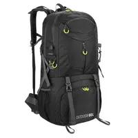 MG Outdoor turistický batoh 60L, čierny