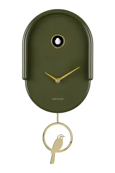 Nástenné hodiny s kukučkou Karlsson Tweet 42 cm