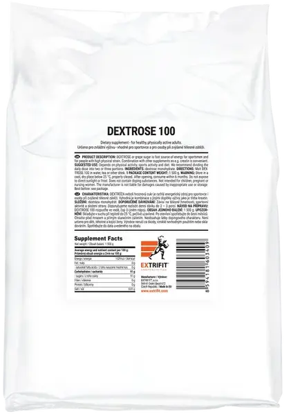 EXTRIFIT Dextrose 100, 1500 g