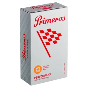PRIMEROS Performax kondomy pro dlouhotrvající vzrušení 12 ks