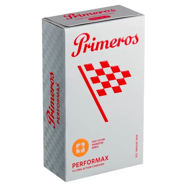 PRIMEROS Performax kondomy pro dlouhotrvající vzrušení 12 ks