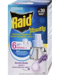 RAID Family tekutá náplň do el. odpařovače s vůní levandule - 30 nocí