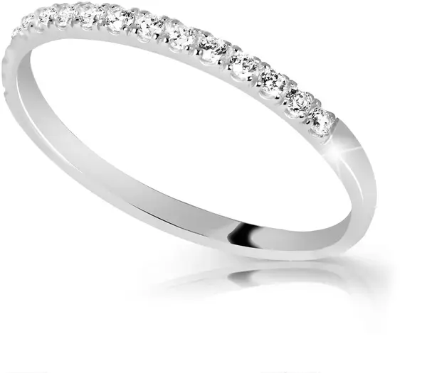 Cutie Diamonds Krásny trblietavý prsteň s diamantmi DZ6739-00-X-2 62 mm