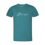 Pánské triko z nemačkavého materiálu alpine pro noger zelená l