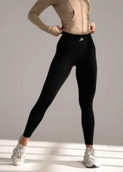 Legíny kfit® black černá s