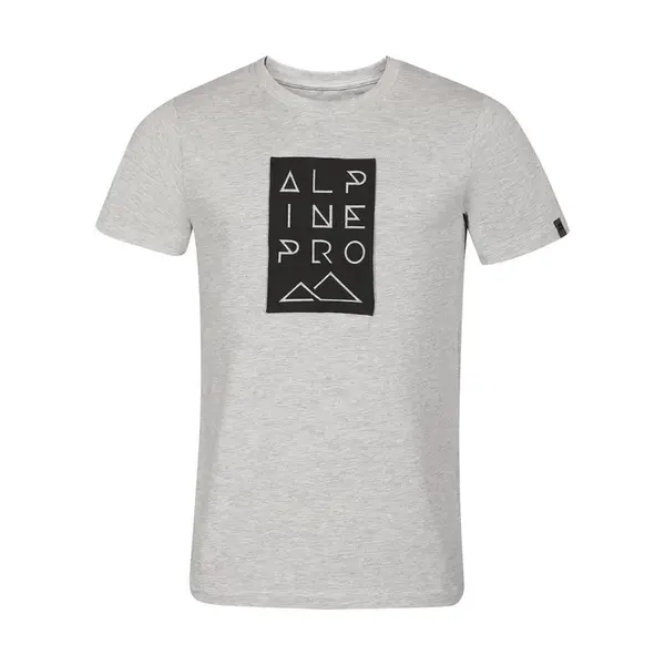 Pánské triko z nemačkavého materiálu alpine pro noger šedá 3xl