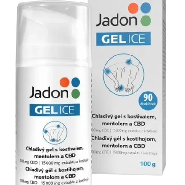 JADON gel ICE Chladivý gel s kostivalem a CBD 100 g