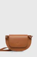 Kožená kabelka MMC STUDIO hnědá barva