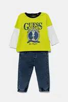 Dětská souprava Guess zelená barva, I5YG05 K8HM4