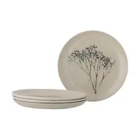 Sada dezertních talířů Bloomingville Bea 22 x 2 cm 4-pack béžová barva