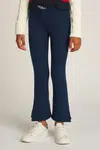 Dětské legíny Tommy Hilfiger tmavomodrá barva, hladké, KG0KG08301