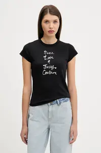 Tričko Juicy Couture PEACE LOVE AND JUICY HILTON T-SHIRT