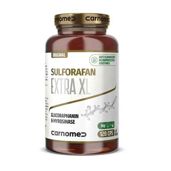 Carnomed Sulforafan EXTRA XL Pure Gold Edition 120 kapslí
