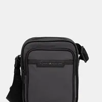 Taštička Tommy Hilfiger šedá barva, AM0AM13465