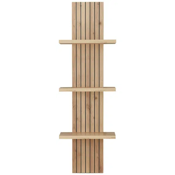 MID.YOU NÁSTĚNNÝ REGÁL, dub artisan, 38/120/22 cm