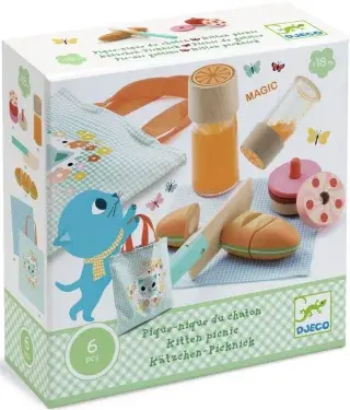 Jídelní set - Piknik s koťátkem