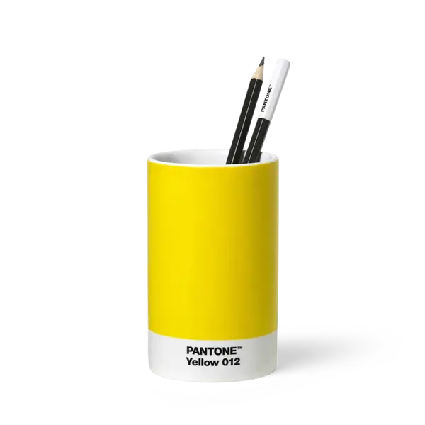 PANTONE Porcelánový stojánek na tužky - Yellow 012