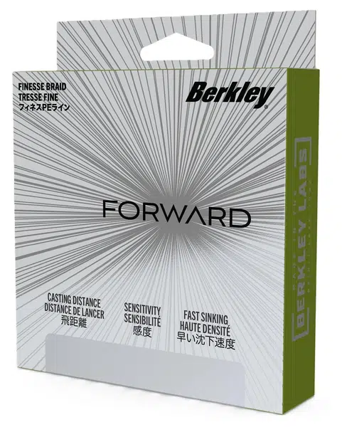 Berkley splétaná šňůra forward low-vis green 300 m - 0,15 mm 6,9 kg